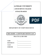 Bharathiar University: Arts and Science College GUDALUR-643212
