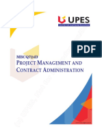 Project Management & Contract Administration - Semester 2