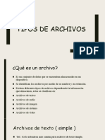 Tipos de archivos.3ro