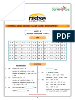 National Level Science Talent Search Examination: Test Assess Achieve