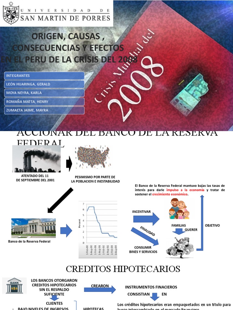 La Crisis Del 2008 PDF Hipoteca Comercial Finanzas y
