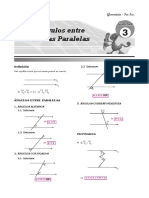 Ángulos Entre Rectas Paralelas