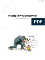 Penerapan Prinsip Ergonomi