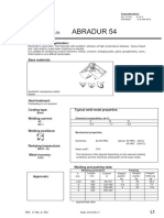 Abradur 54: Description and Application