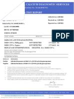 Global Calcium Diagnostic Services: Covid-19 Test Report