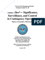 Sand Flies - Significance, Surveillance, and Control in Contingency Operations