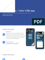 Portfolio Project 1 - Tailors Mana App Case Study Slide Deck 