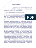 Geofrrey Hodson. El enfoque de la economía institucional