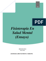 Fisioterapia en salud mental: beneficios del ejercicio físico en el tratamiento de trastornos