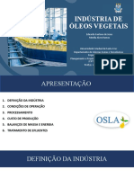 OSLA - óleo de soja (tratamento de efluentes)