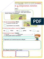 FICHA Ordenamos Números y Comparamos