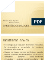 Anestésicos Locales