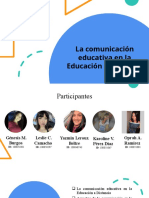 Tarea VIII La Comunicación en La Educacián A Distancia