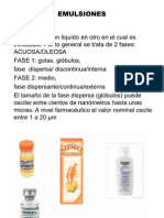 Emulsiones farmacéuticas