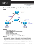 Ccnpv6 Route Lab2-1 Eigrp Config Student