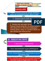 Sintaks Model Pembelajaran Stad