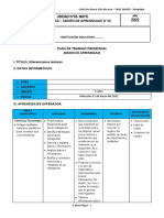 4 Años - Actividad Del Dia 11 de Mayo