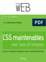 CSS Maintenables Avec Sass-Compass Outils Et Bonnes Pratiques Pour L'intégrateur Web (Deloumeau-Prigent, Kaelig Heilmann, Christian)