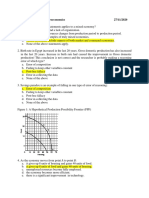 Suggested Quiz 1 November 2020 - Version 2 - With Answers