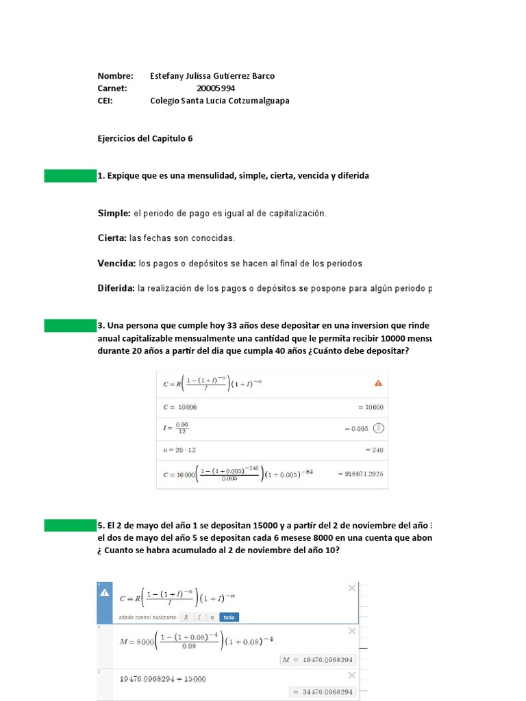 Ejercicio Del Capitulo 6 Matematicas 2 Semana 3, PDF