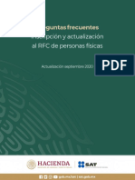 PreguntasFrecuentes InscripcionyactualizacionalRFC Personas Fisicas