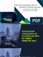 Informe Integral de Gestion Institucional 2022-I Trimestre