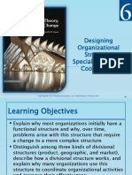 Designing Organizational Structure: Specialization and Coordination