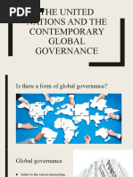 The United Nations and The Contemporary Global Governance