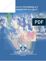 Pelayanan Pendidikan Bagi Komunitas Adat