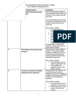 Order in Folder Name of Document 1: The Student Learning Journey Questions