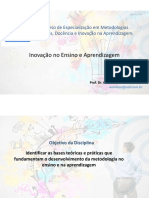 Slides Inovacao em Ensino e Aprendizagem