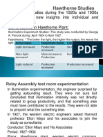 05. Hawthorne Studies