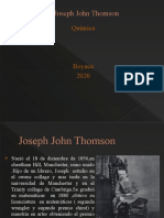 Joseph John Thomson, pionero del modelo atómico