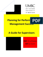 Planning For Performance Management Success: PMP: It's A Process NOT An Event