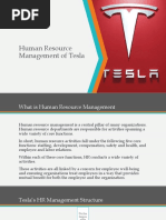 Human Resource Management of Tesla