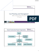Cost Planning and Management: Typical Construction Project Organization