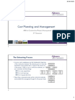 Cost Planning and Management Lecture 3