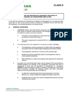 EO No. 076 Guidelines On The Provision of Quarters Privilege For Reassigned and Transferred Employees