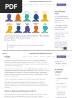 10 Powerful Behavioral Segmentation Methods To Understand Customer