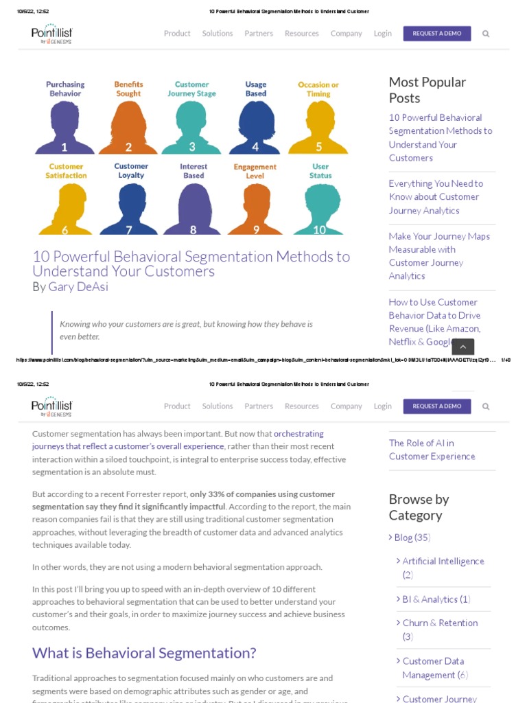 10 Powerful Behavioral Segmentation Methods To Understand Customer ...