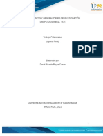 Fundamentos y Generalidades de Investigación - David Ricardo Reyes