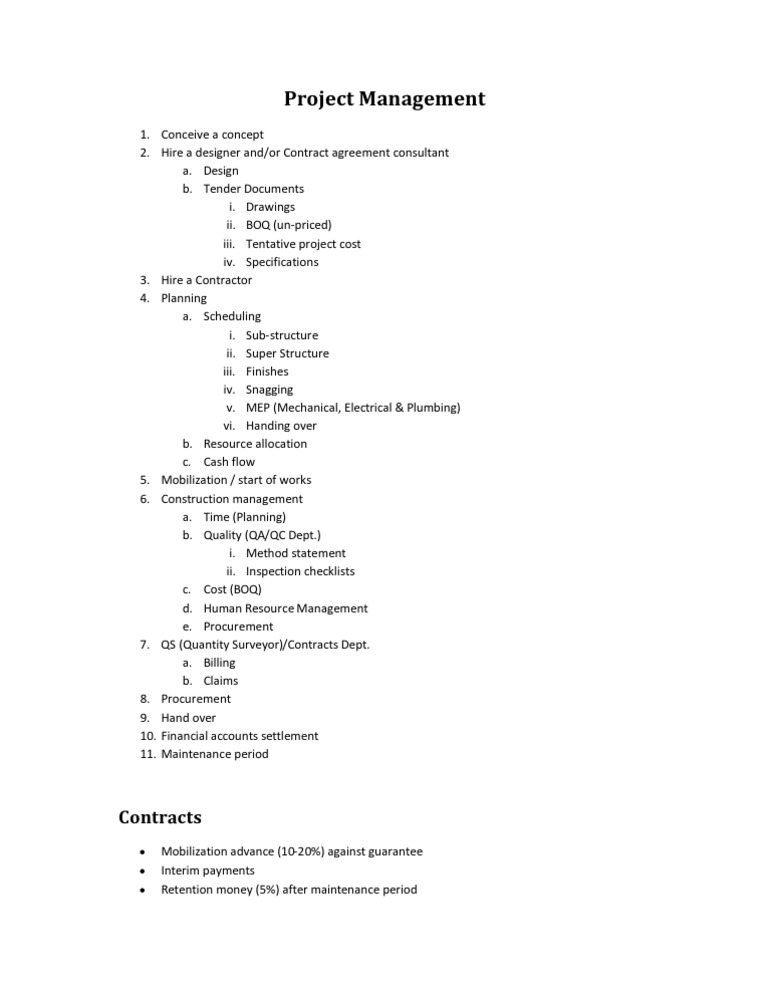 Civil Engineering Project Management Guide | PDF | Technology & Engineering