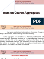 Tests Coarse Aggregates