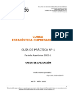 Estadística empresarial: Casos de aplicación