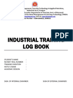Industrial Training Log Book: Email:, Web Site