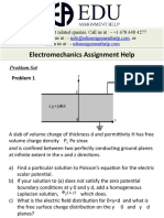 Electromechanics Assignment Help: Problem Set