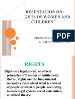 Rights of Women and Children