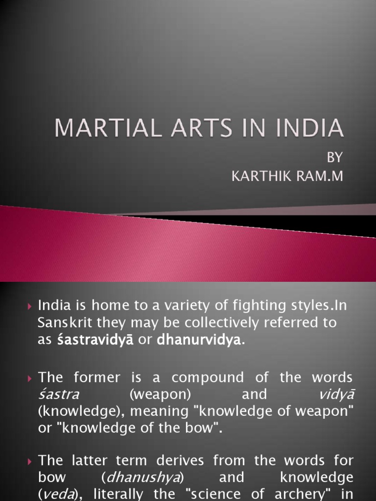 Martial Arts in India PDF