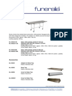 Body Tray Transporter: (Design or Specifications Subject To Change Without Notice)