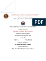 Visvesvaraya Technological University: Department of Mechanical Engineering Seminar Report On